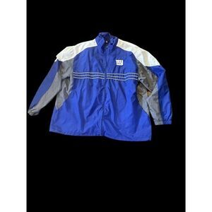 New York Giants Windbreaker Adult 2XL Zip Up SI Reebok Jacket NFL Apparel Men‎